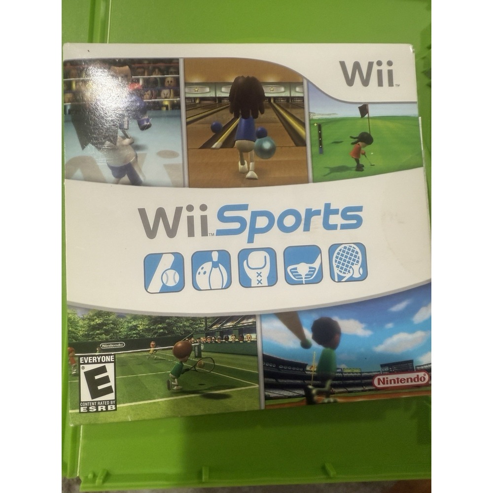 Wii Sports Game Nintendo Wii Original Authentic Paper Sleeve And Game Disk